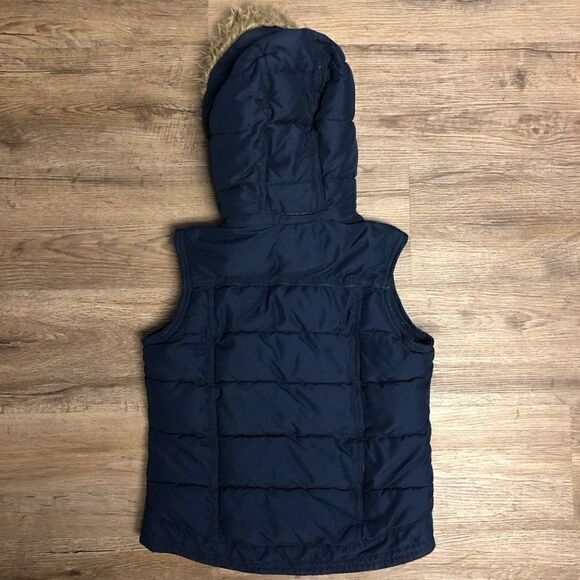 Limited Too Blue Vest with removable hood size 12 - Picture 4 of 4